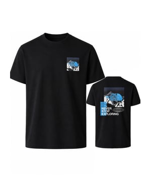 The North Face Mens Energy Graphic Logo T Shirt in Black